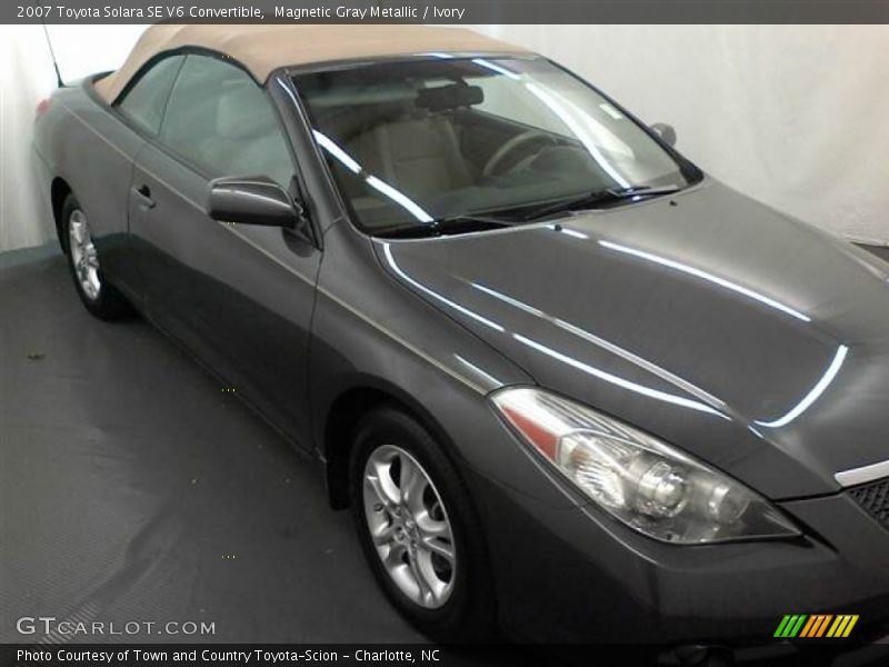 Magnetic Gray Metallic / Ivory 2007 Toyota Solara SE V6 Convertible