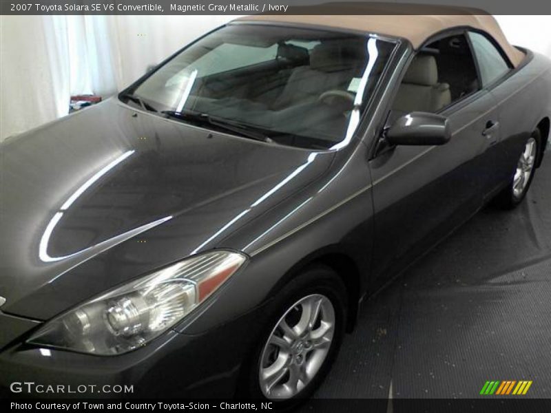 Magnetic Gray Metallic / Ivory 2007 Toyota Solara SE V6 Convertible