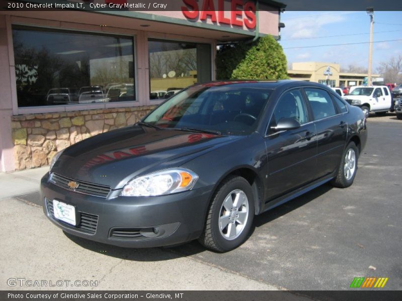 Cyber Gray Metallic / Gray 2010 Chevrolet Impala LT