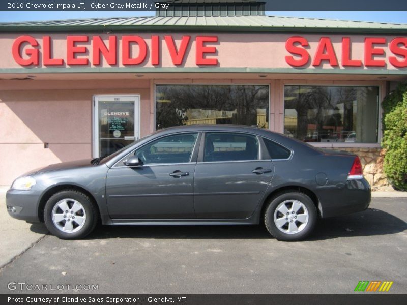 Cyber Gray Metallic / Gray 2010 Chevrolet Impala LT