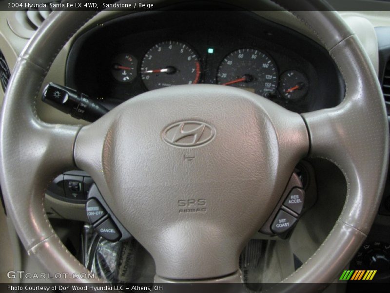 Sandstone / Beige 2004 Hyundai Santa Fe LX 4WD