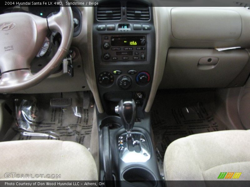 Sandstone / Beige 2004 Hyundai Santa Fe LX 4WD