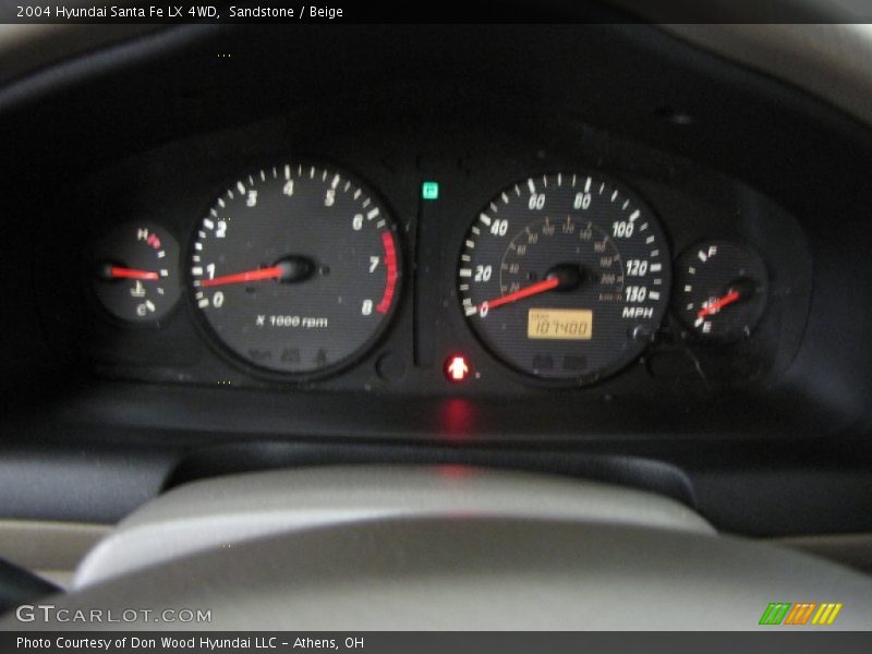 Sandstone / Beige 2004 Hyundai Santa Fe LX 4WD