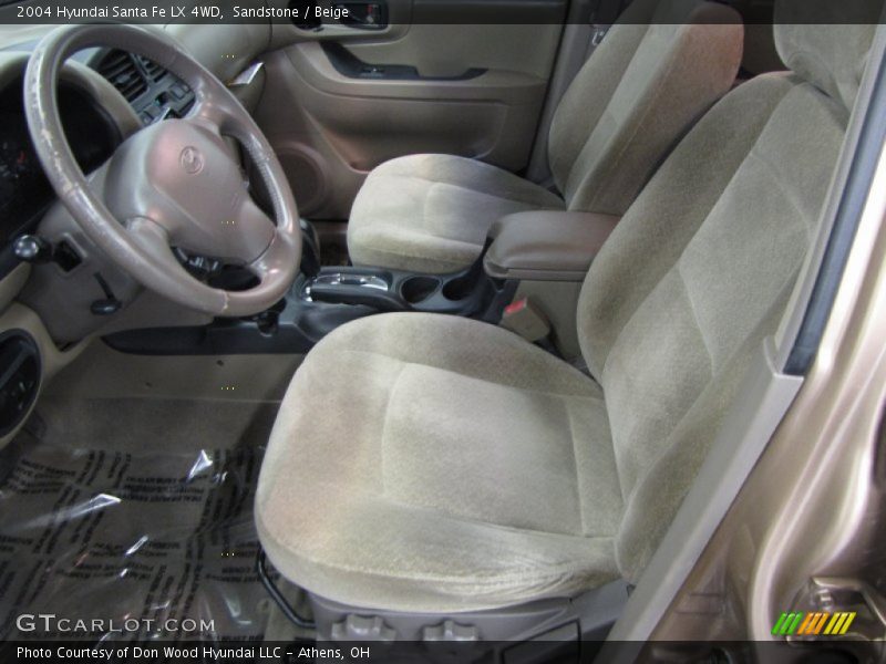 Sandstone / Beige 2004 Hyundai Santa Fe LX 4WD