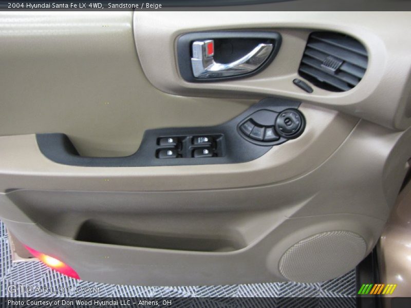 Sandstone / Beige 2004 Hyundai Santa Fe LX 4WD