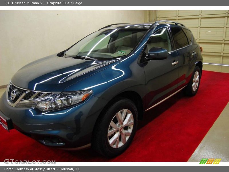 Graphite Blue / Beige 2011 Nissan Murano SL