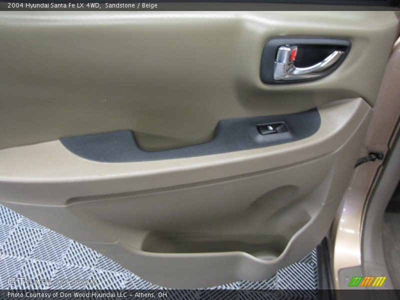 Sandstone / Beige 2004 Hyundai Santa Fe LX 4WD