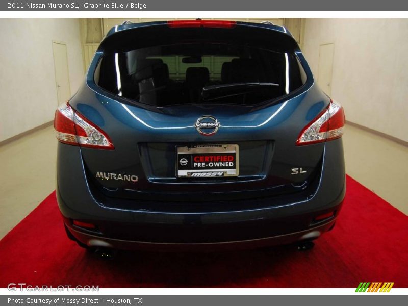 Graphite Blue / Beige 2011 Nissan Murano SL