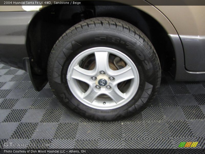 Sandstone / Beige 2004 Hyundai Santa Fe LX 4WD