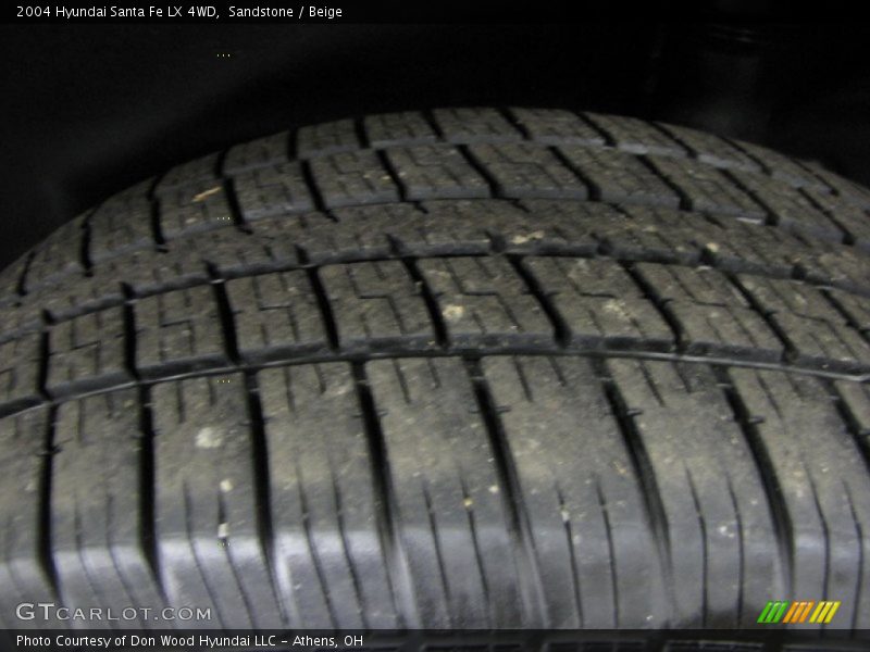 Sandstone / Beige 2004 Hyundai Santa Fe LX 4WD