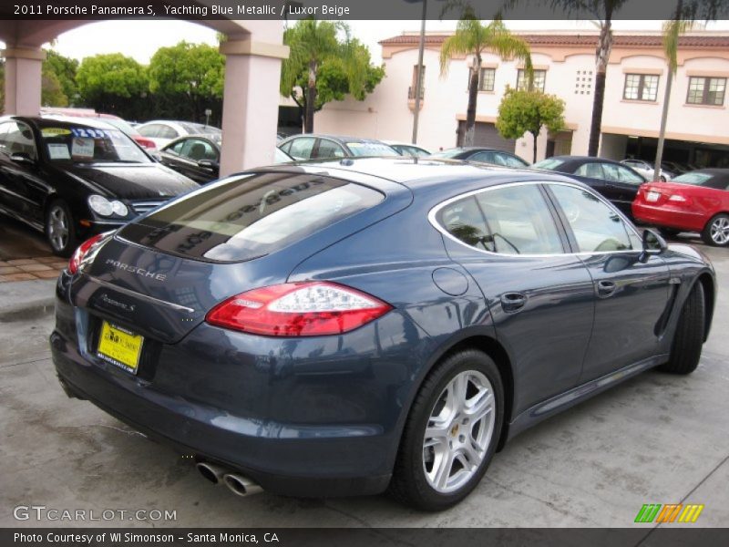 Yachting Blue Metallic / Luxor Beige 2011 Porsche Panamera S