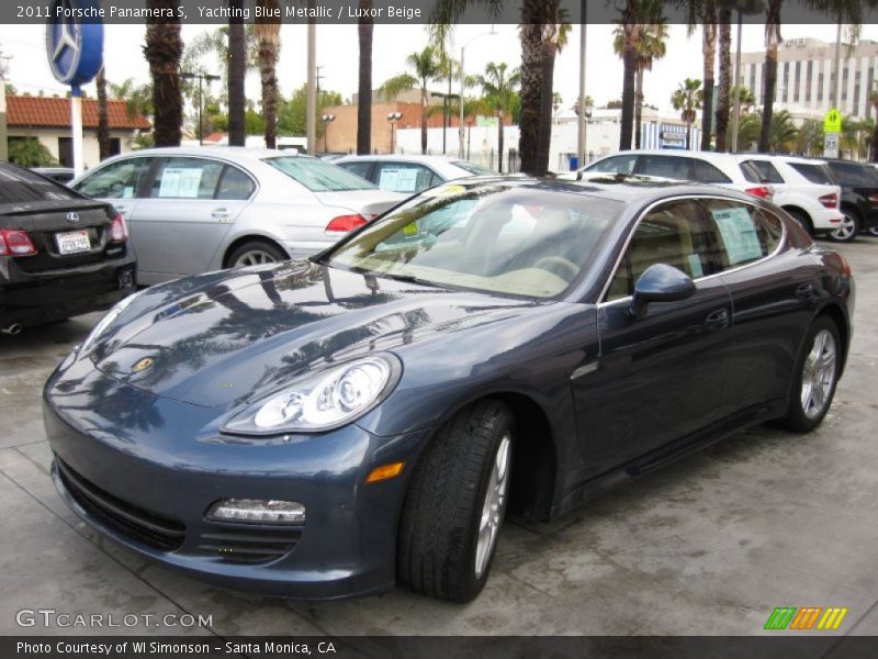 Yachting Blue Metallic / Luxor Beige 2011 Porsche Panamera S