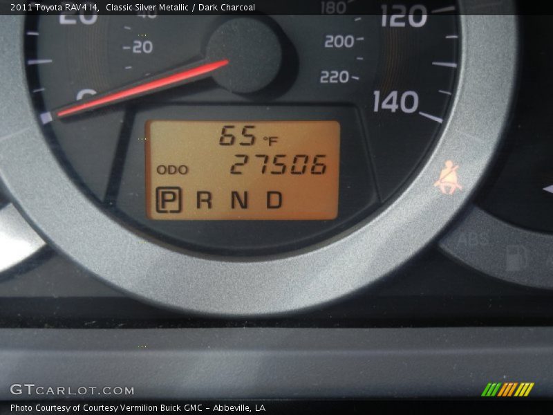 Classic Silver Metallic / Dark Charcoal 2011 Toyota RAV4 I4