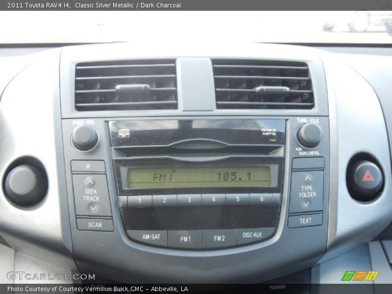 Classic Silver Metallic / Dark Charcoal 2011 Toyota RAV4 I4