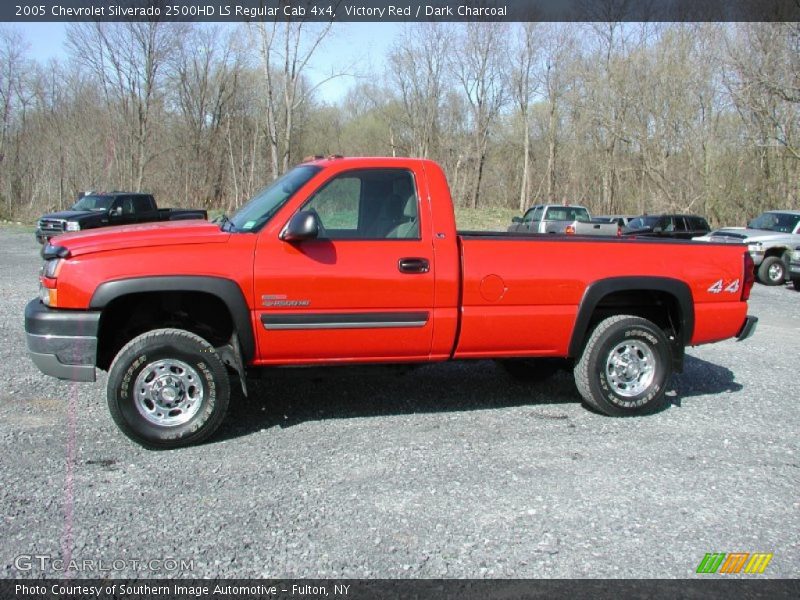 Victory Red / Dark Charcoal 2005 Chevrolet Silverado 2500HD LS Regular Cab 4x4
