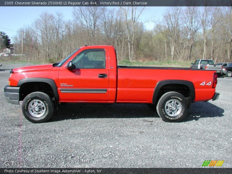 Victory Red / Dark Charcoal 2005 Chevrolet Silverado 2500HD LS Regular Cab 4x4