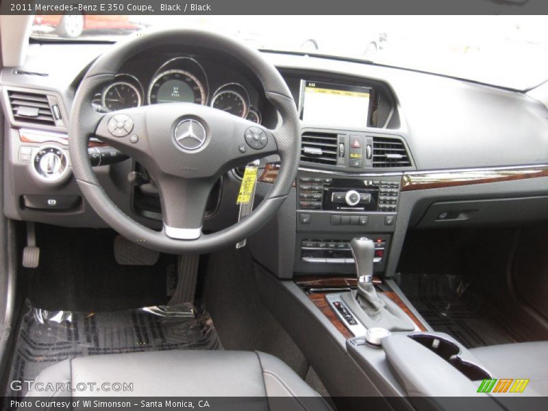 Black / Black 2011 Mercedes-Benz E 350 Coupe