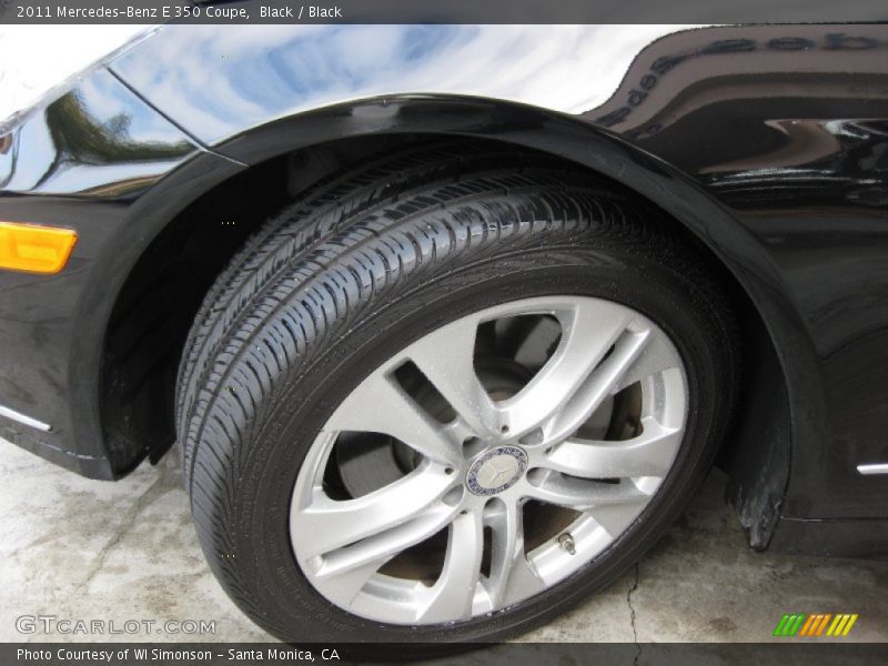 Black / Black 2011 Mercedes-Benz E 350 Coupe