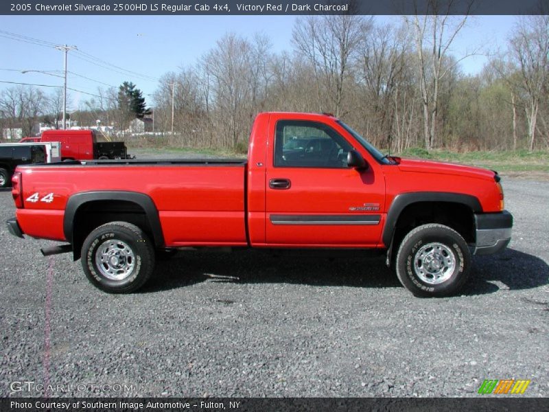 Victory Red / Dark Charcoal 2005 Chevrolet Silverado 2500HD LS Regular Cab 4x4
