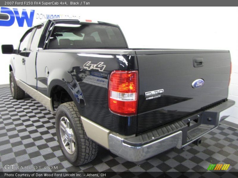 Black / Tan 2007 Ford F150 FX4 SuperCab 4x4