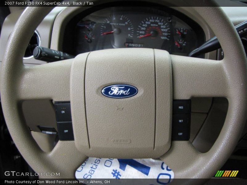 Black / Tan 2007 Ford F150 FX4 SuperCab 4x4