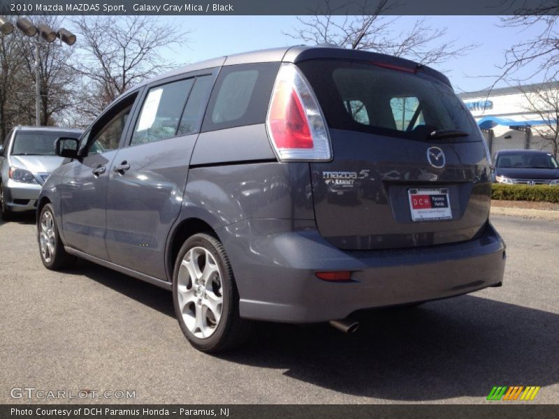 Galaxy Gray Mica / Black 2010 Mazda MAZDA5 Sport