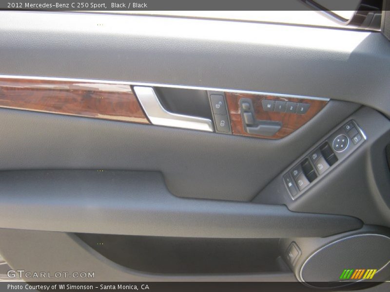 Black / Black 2012 Mercedes-Benz C 250 Sport