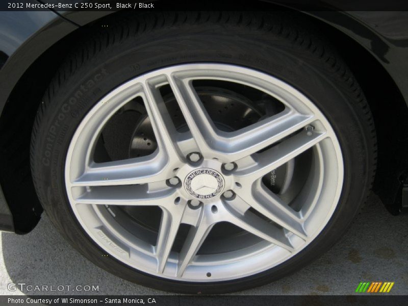 Black / Black 2012 Mercedes-Benz C 250 Sport