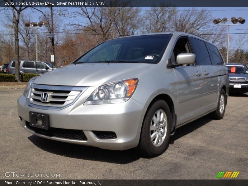 Silver Pearl Metallic / Gray 2009 Honda Odyssey EX-L