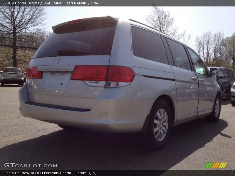 Silver Pearl Metallic / Gray 2009 Honda Odyssey EX-L