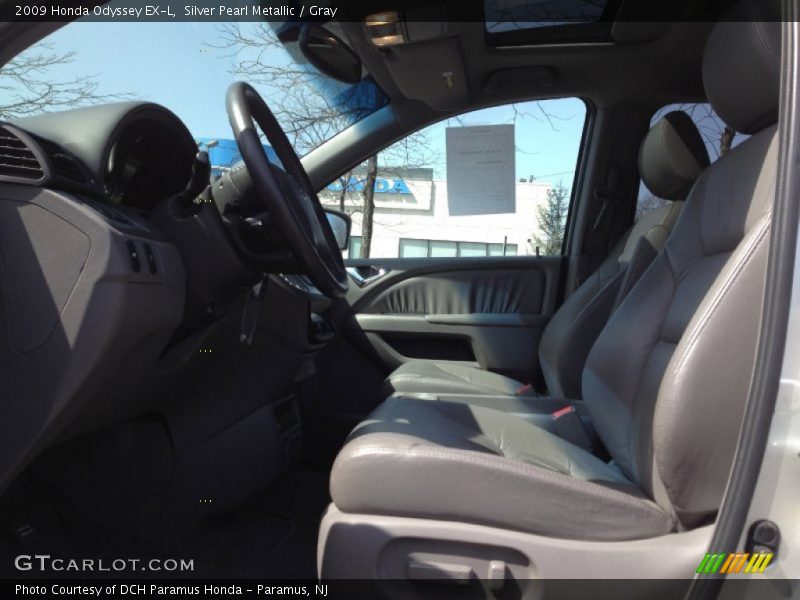 Silver Pearl Metallic / Gray 2009 Honda Odyssey EX-L