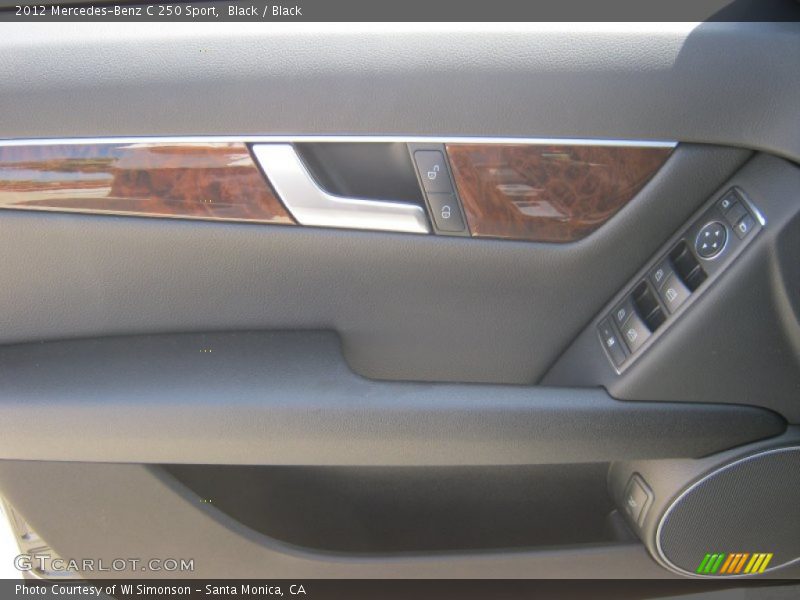 Black / Black 2012 Mercedes-Benz C 250 Sport