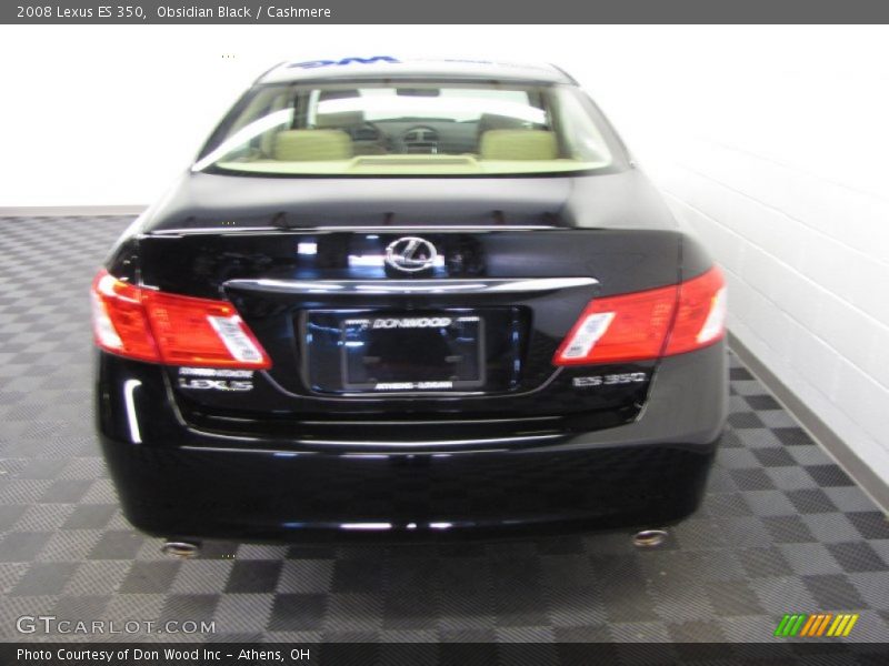 Obsidian Black / Cashmere 2008 Lexus ES 350