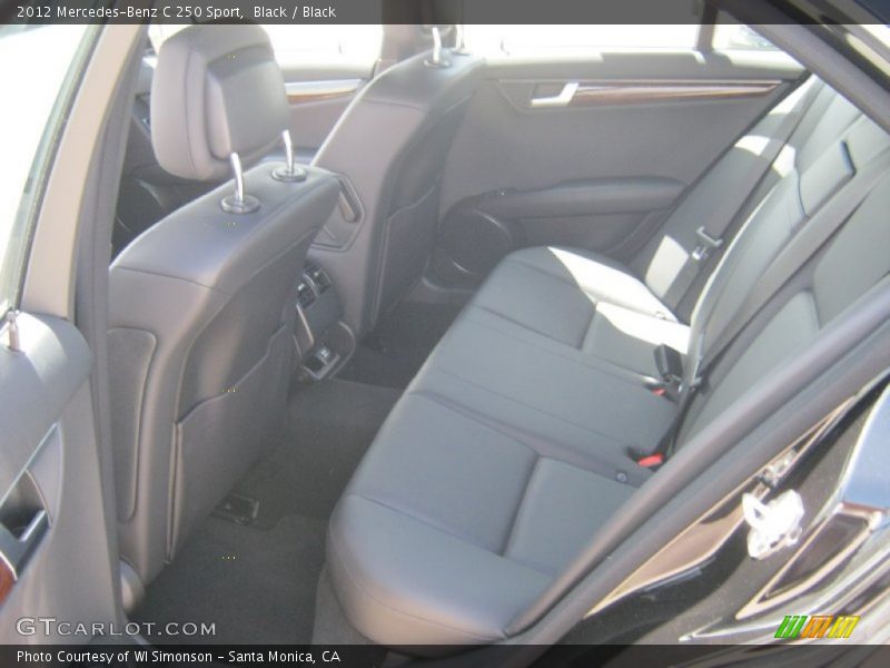 Black / Black 2012 Mercedes-Benz C 250 Sport