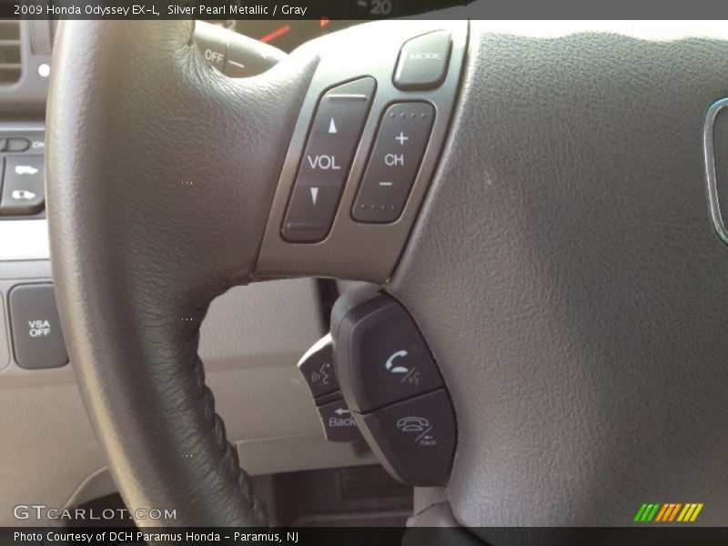 Silver Pearl Metallic / Gray 2009 Honda Odyssey EX-L