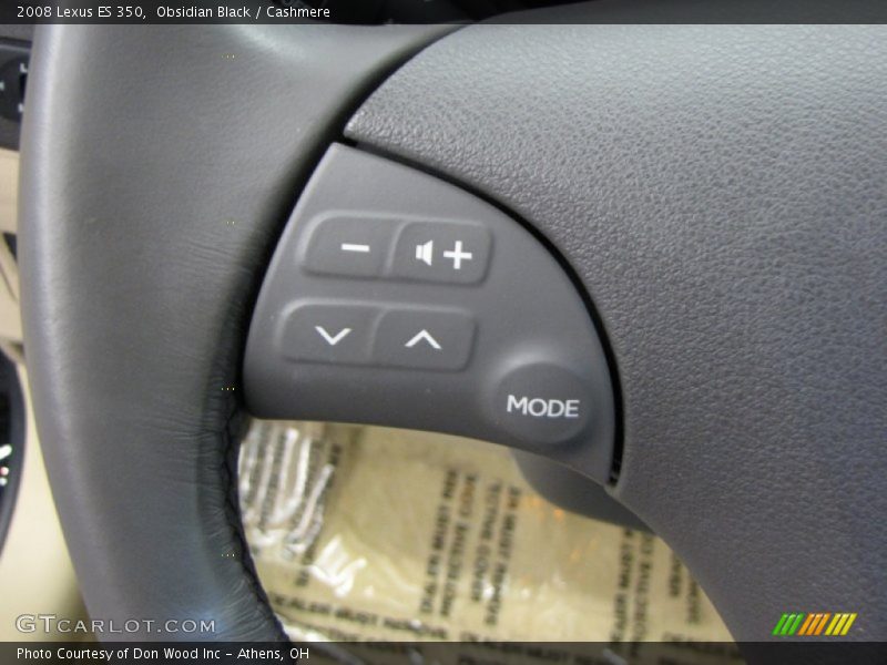 Obsidian Black / Cashmere 2008 Lexus ES 350
