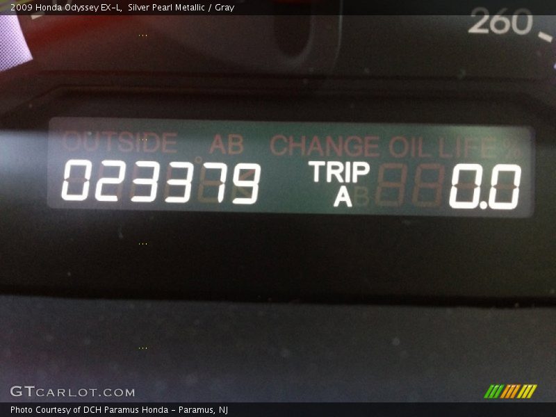 Silver Pearl Metallic / Gray 2009 Honda Odyssey EX-L