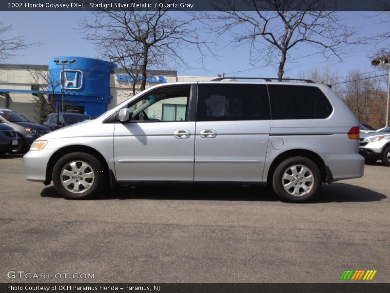 Starlight Silver Metallic / Quartz Gray 2002 Honda Odyssey EX-L