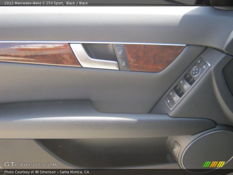 Black / Black 2012 Mercedes-Benz C 250 Sport