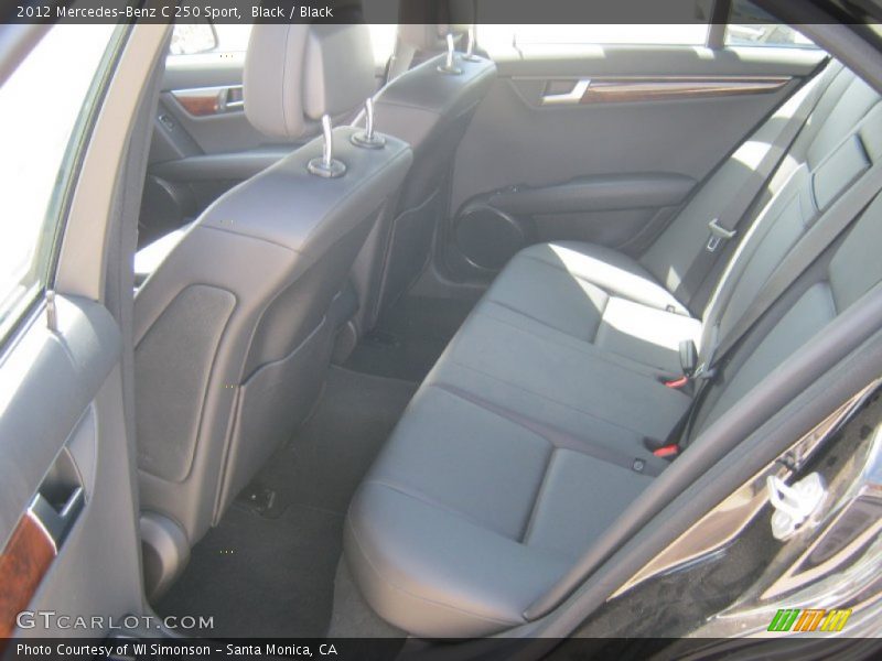 Black / Black 2012 Mercedes-Benz C 250 Sport