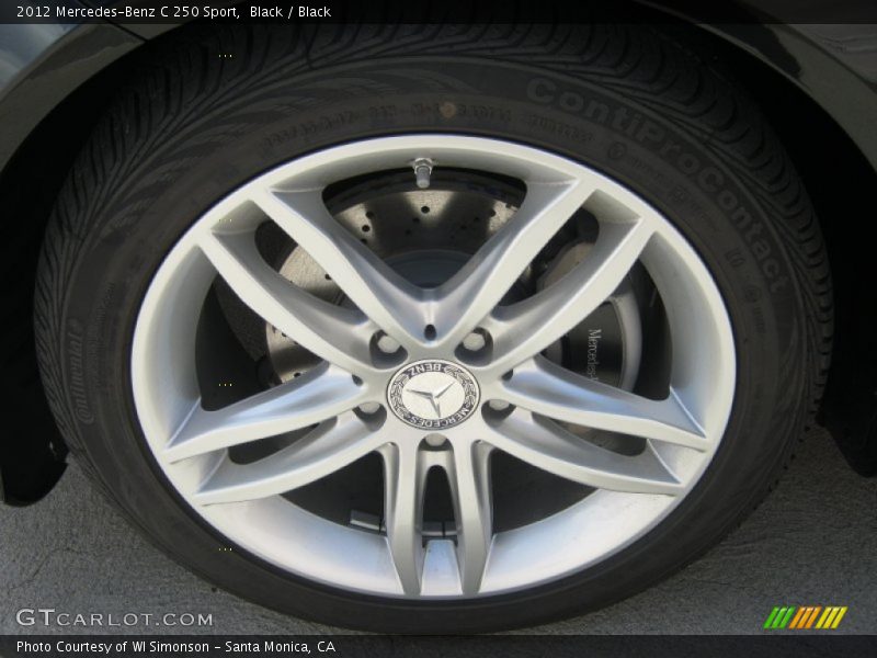 Black / Black 2012 Mercedes-Benz C 250 Sport