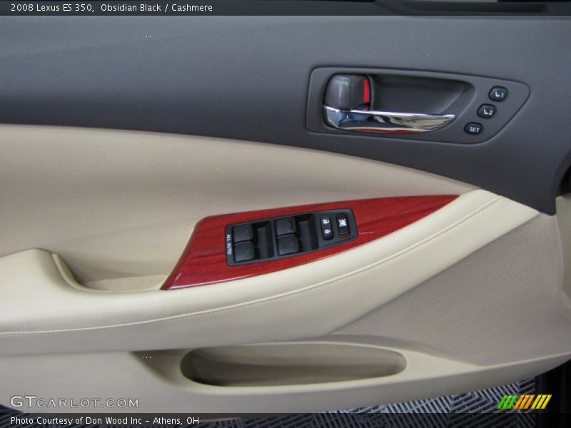 Obsidian Black / Cashmere 2008 Lexus ES 350