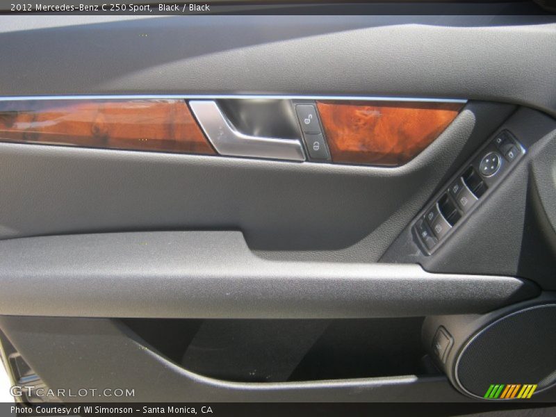 Black / Black 2012 Mercedes-Benz C 250 Sport