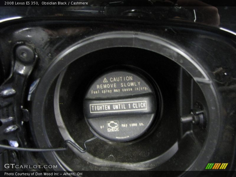 Obsidian Black / Cashmere 2008 Lexus ES 350