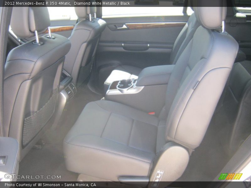 Diamond White Metallic / Black 2012 Mercedes-Benz R 350 4Matic