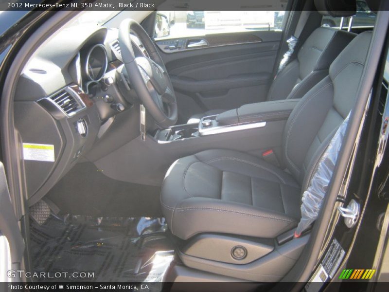 Black / Black 2012 Mercedes-Benz ML 350 4Matic