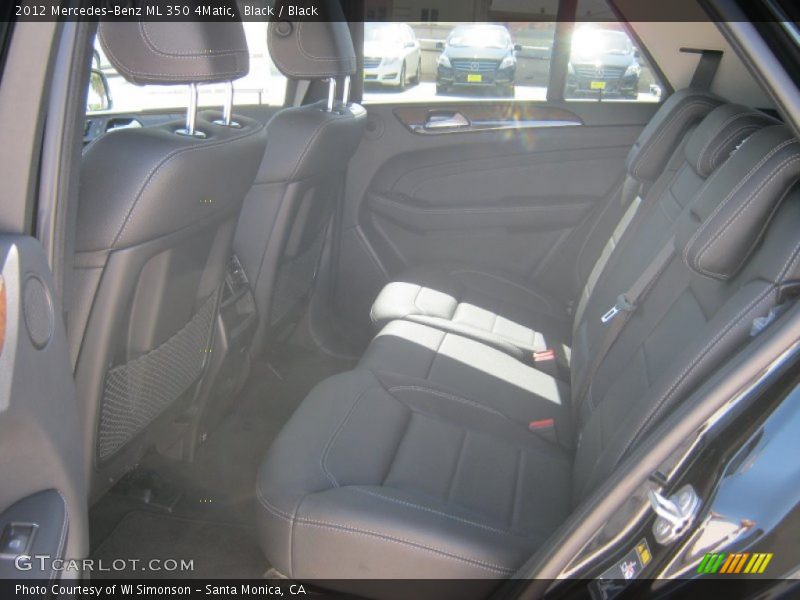 Black / Black 2012 Mercedes-Benz ML 350 4Matic