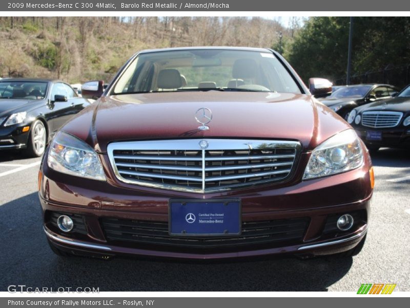 Barolo Red Metallic / Almond/Mocha 2009 Mercedes-Benz C 300 4Matic