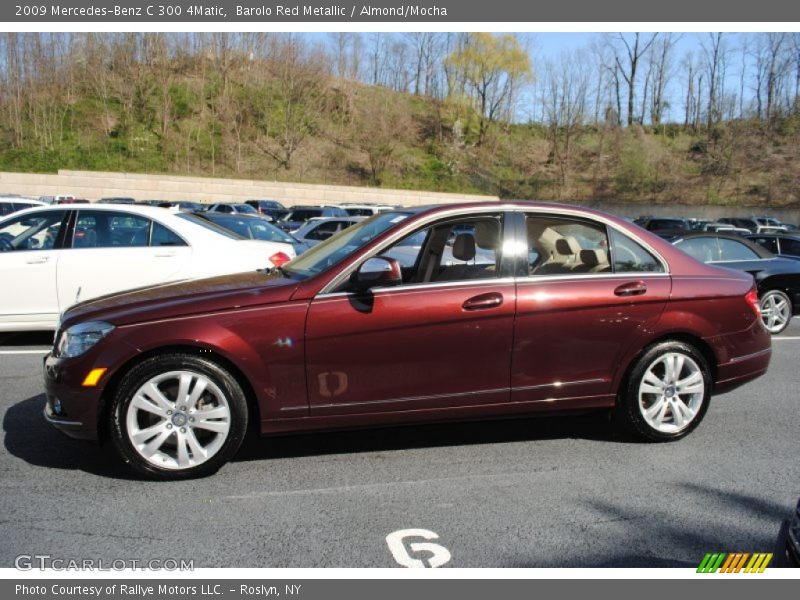 Barolo Red Metallic / Almond/Mocha 2009 Mercedes-Benz C 300 4Matic