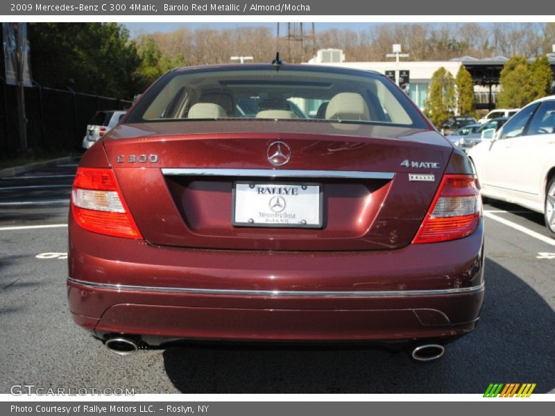 Barolo Red Metallic / Almond/Mocha 2009 Mercedes-Benz C 300 4Matic